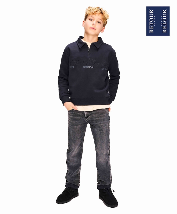 Landon jongens jeans grijs
