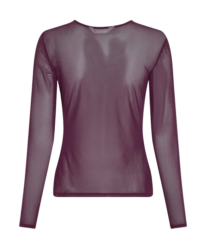 Dames longsleeve paars