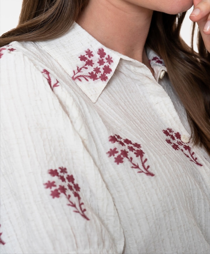Dames blouse ecru