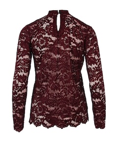 Dames top bordeaux