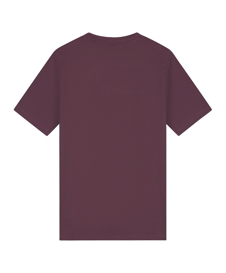 Heren T-shirt bordeaux