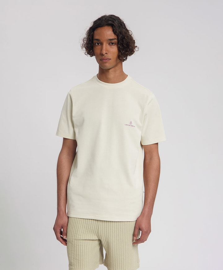 Heren T-shirt beige