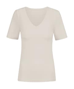 Dames T-shirt beige