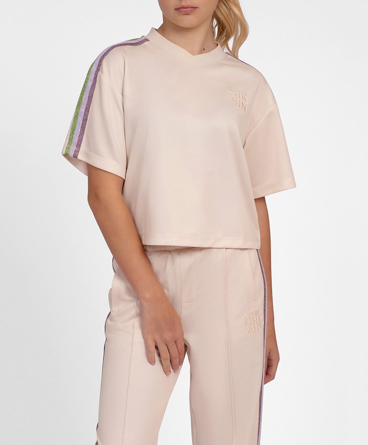 Meisjes T-shirt beige