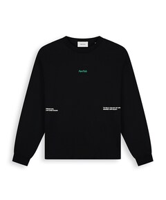 Heren longsleeve zwart