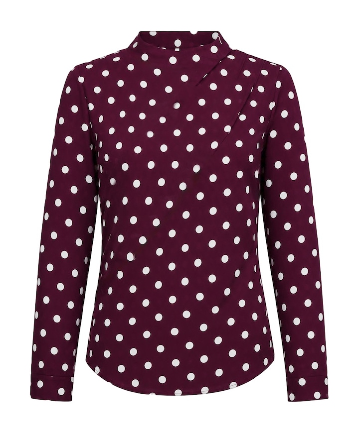 Dames longsleeve paars