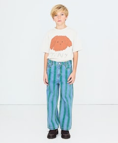 Straight denim pant jongens jeans blauw