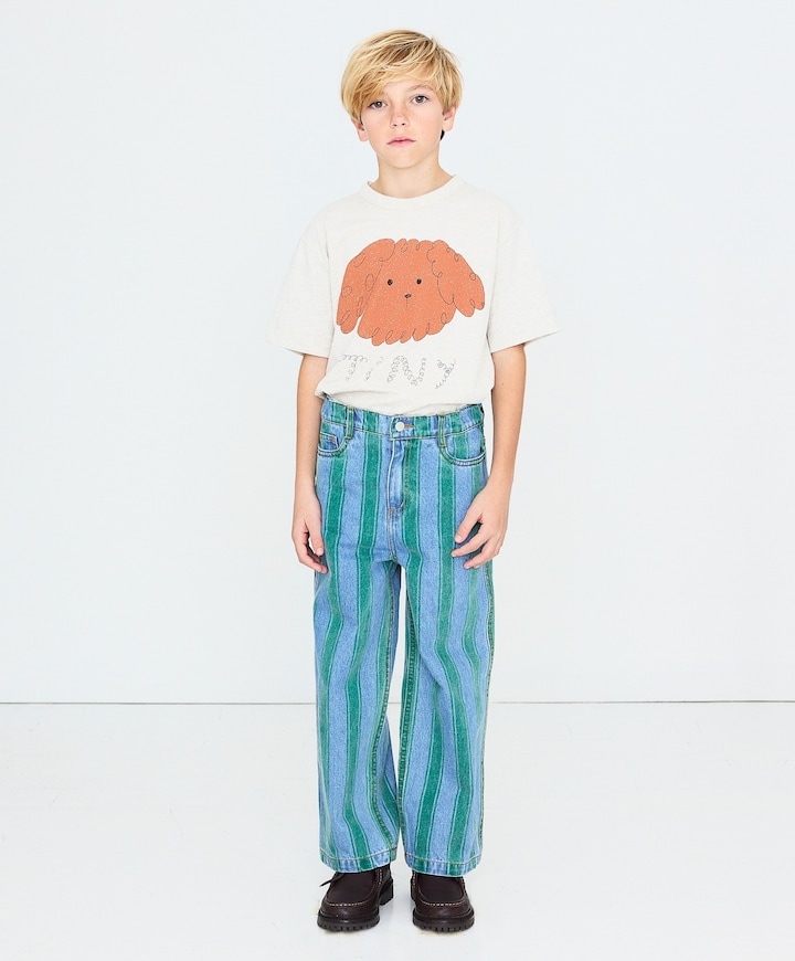 Straight denim pant jongens jeans blauw