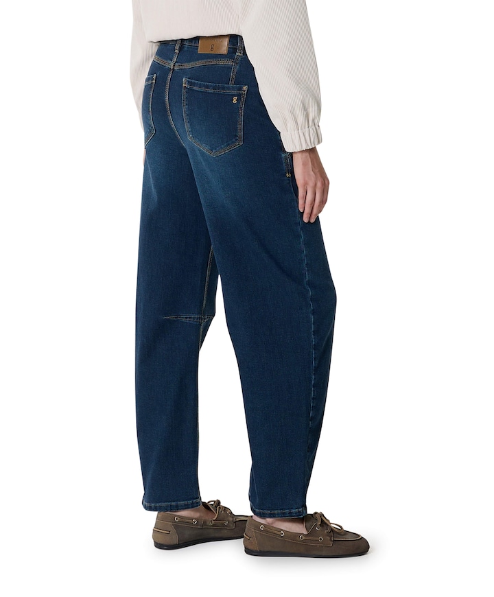 O-Shape Modern dames jeans blauw