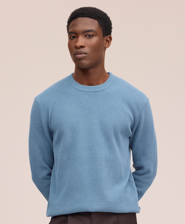 Heren trui blauw