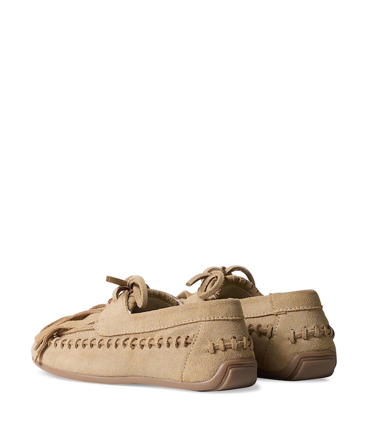 Dames mocassins bruin