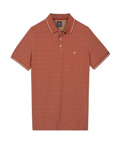 Heren polo brique
