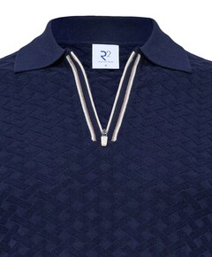 Heren polo blauw