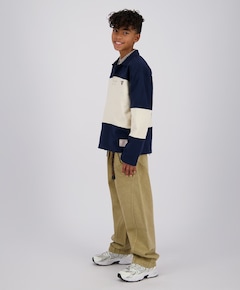 Jongens polo blauw