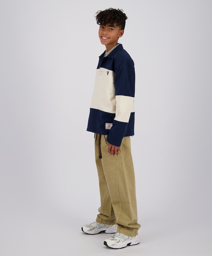 Jongens polo blauw
