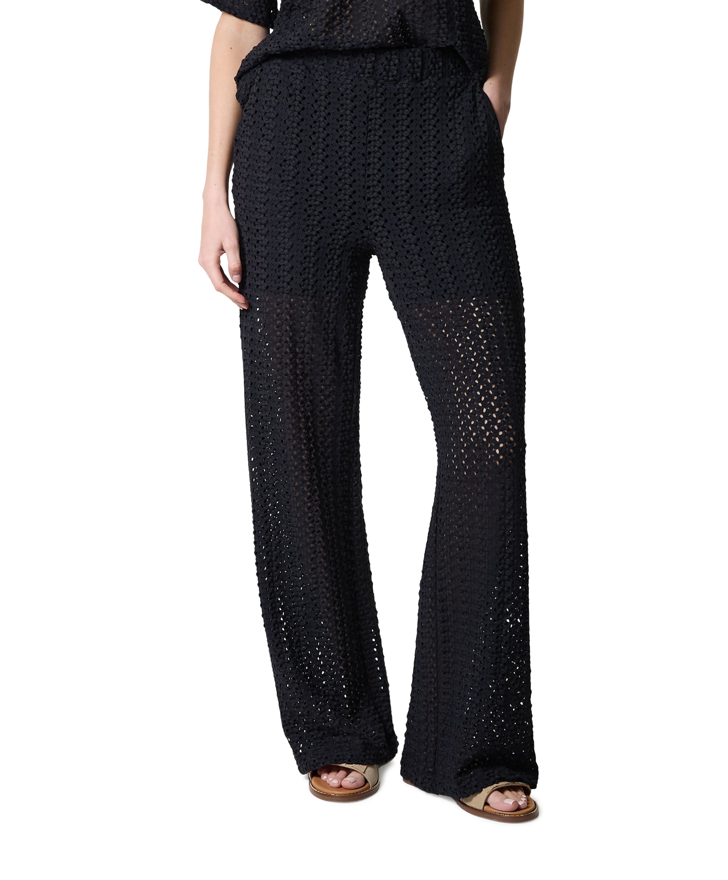 Rachel lace dames broek zwart