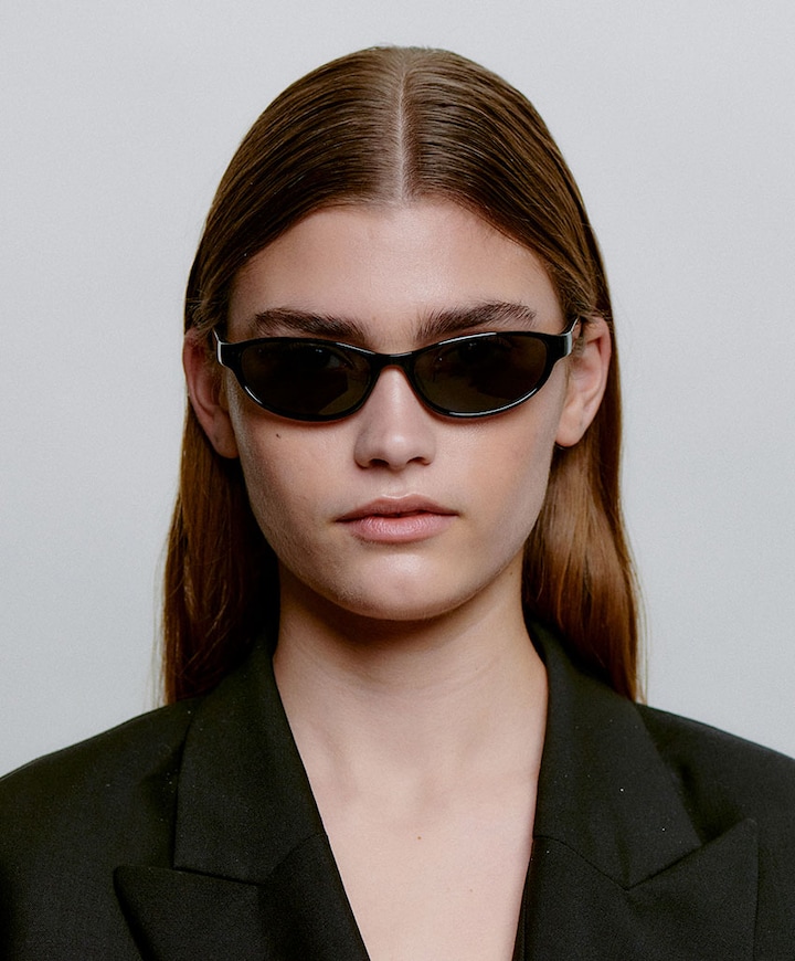 Uniseks zonnebril zwart