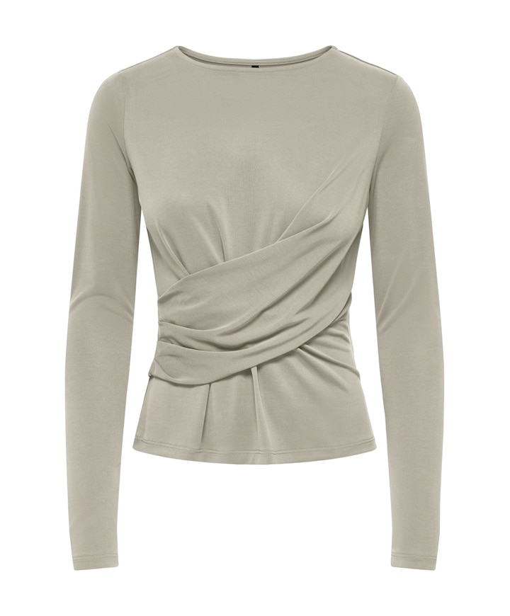 Dames longsleeve beige