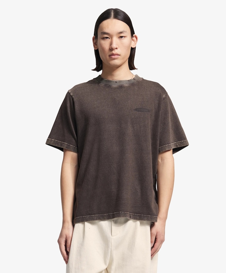 Heren T-shirt bruin