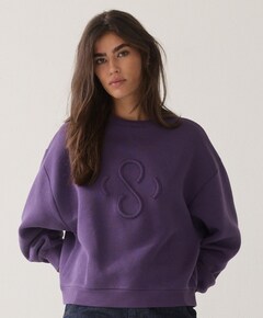 Dames sweater paars