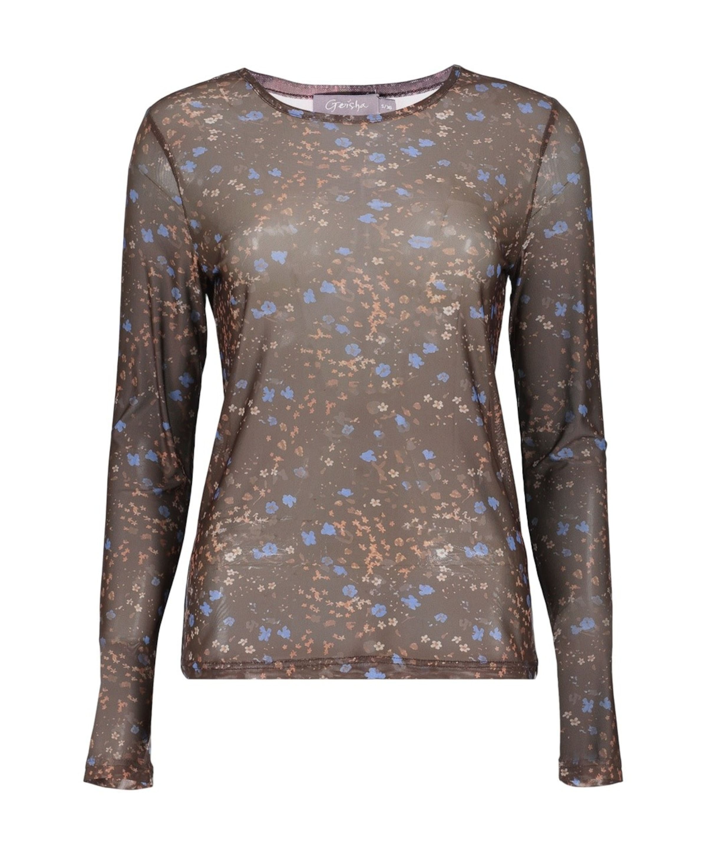 Dames blouse bruin