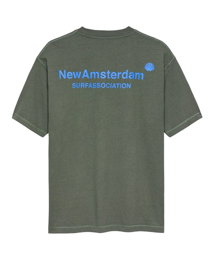Heren T-shirt blauw