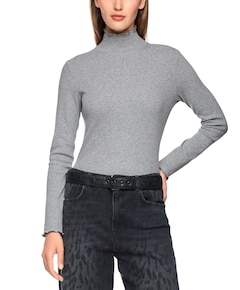 Dames longsleeve grijs
