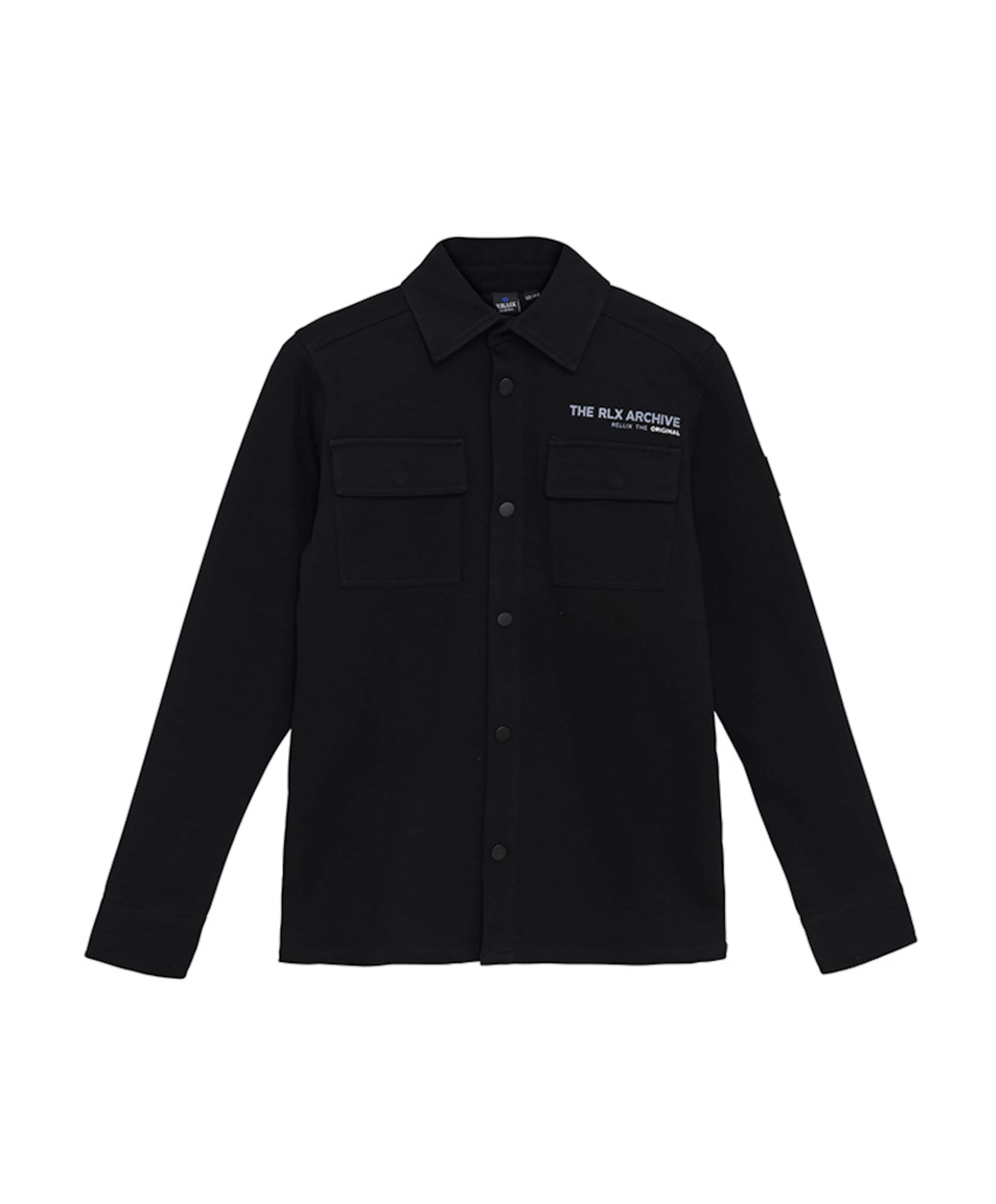 Overhemd lange mouw zwart