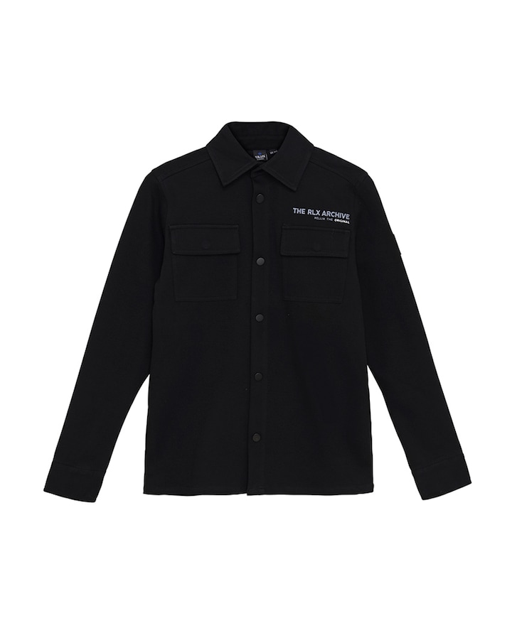 Overhemd lange mouw zwart