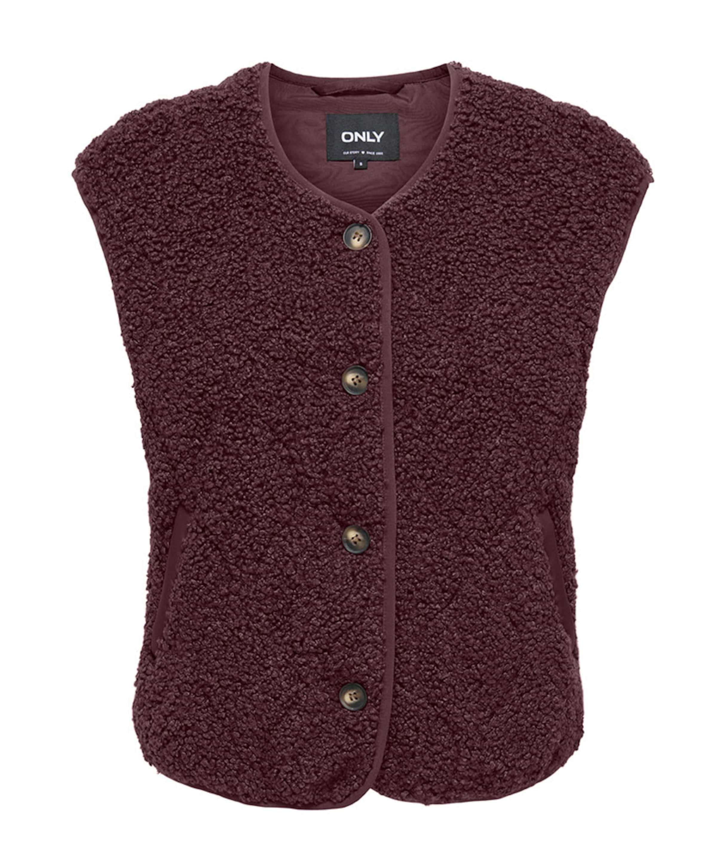 Dames gilet bordeaux