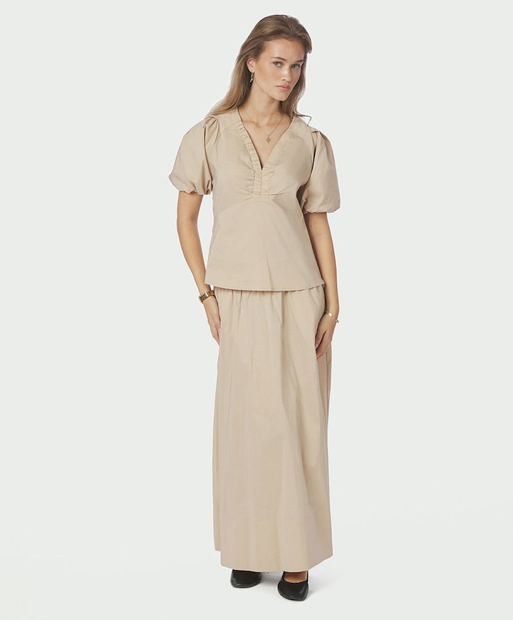 Dames rok beige