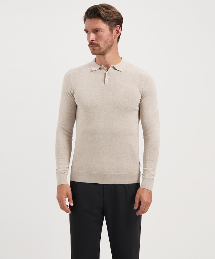 Heren trui beige