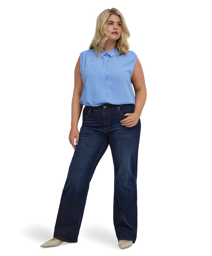 CARWILLY HW WIDE DNM TAI081 NOOS dames jeans blauw