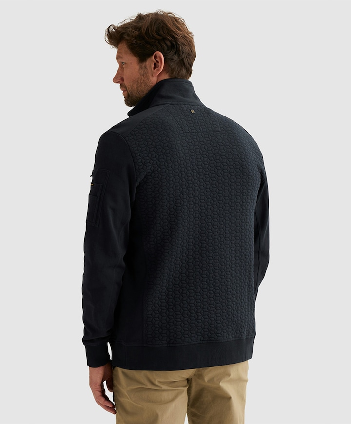 Heren vest blauw
