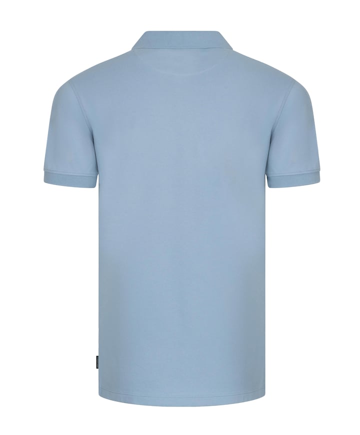 Heren polo blauw