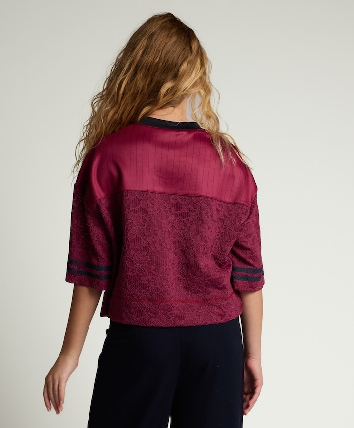 Meisjes T-shirt bordeaux