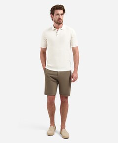 Heren polo beige
