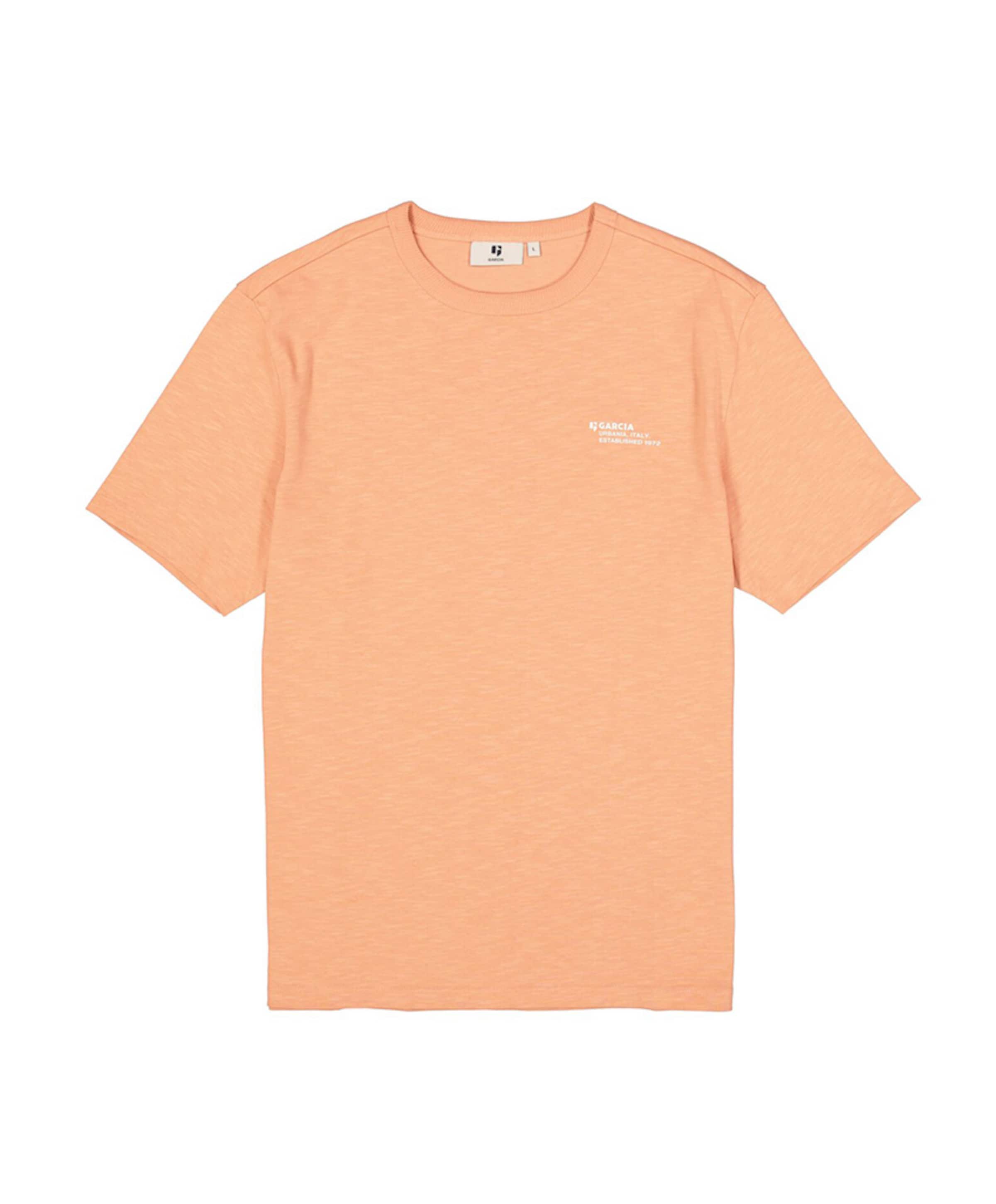 Heren t-shirt oranje