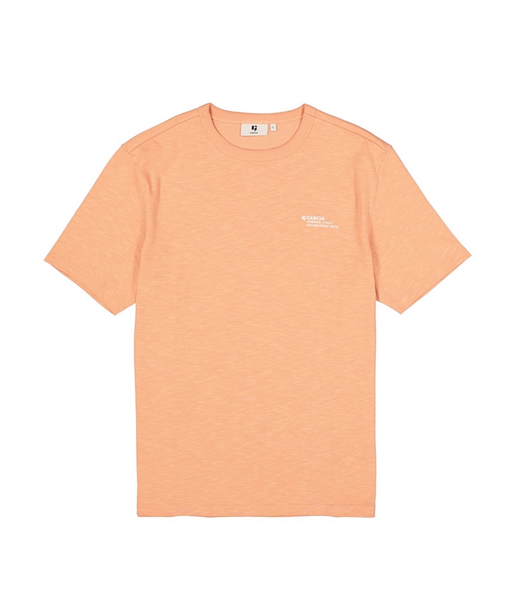 Heren t-shirt oranje