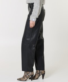 Fenne Leather dames broek zwart