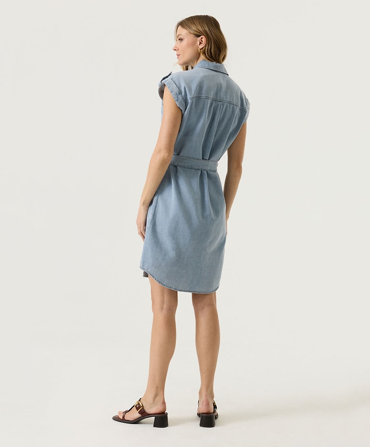 Dames jurk blauw