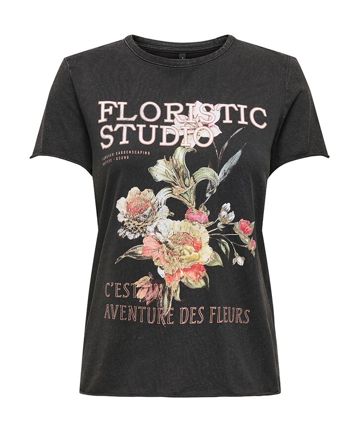 Dames t-shirt zwart