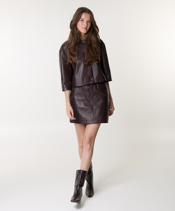Dames rok bordeaux