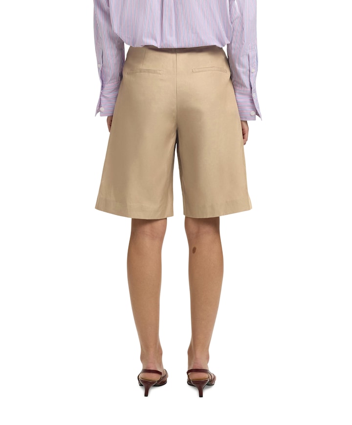 SLFWIDE AMOUR HW dames bermuda beige