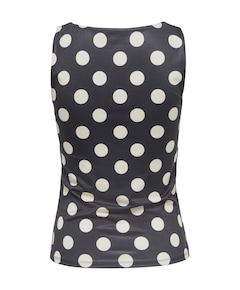 Dames top bruin