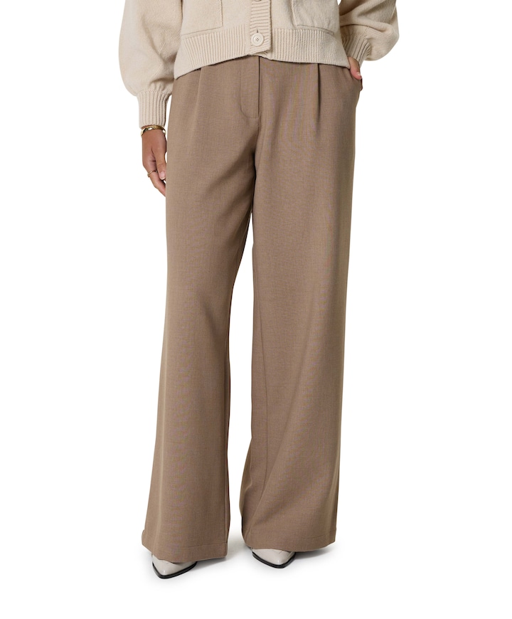 Provenco broek beige
