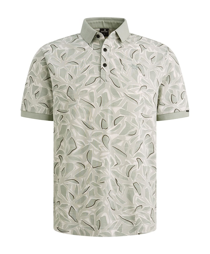 Heren polo grijs