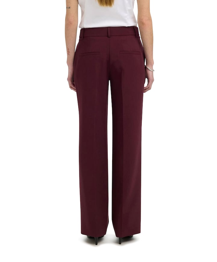 SLFRITA MW MEL NOOS broek bordeaux