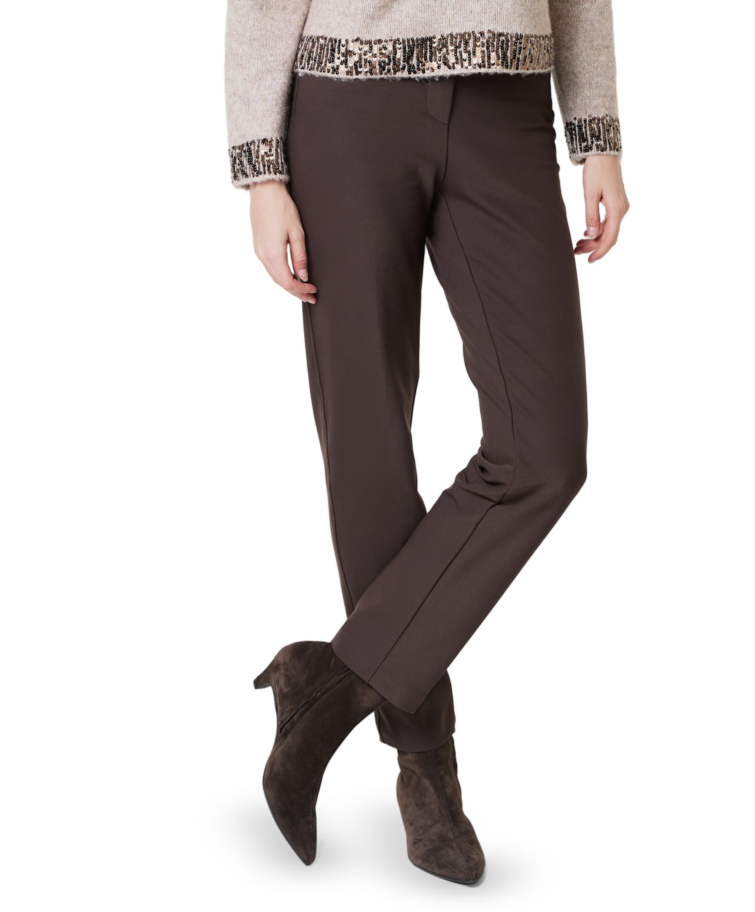 Jenny Smart dames broek bruin