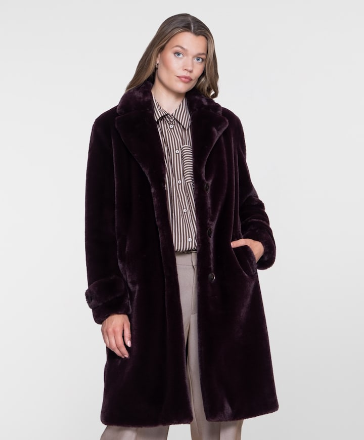 Dames gilet bordeaux
